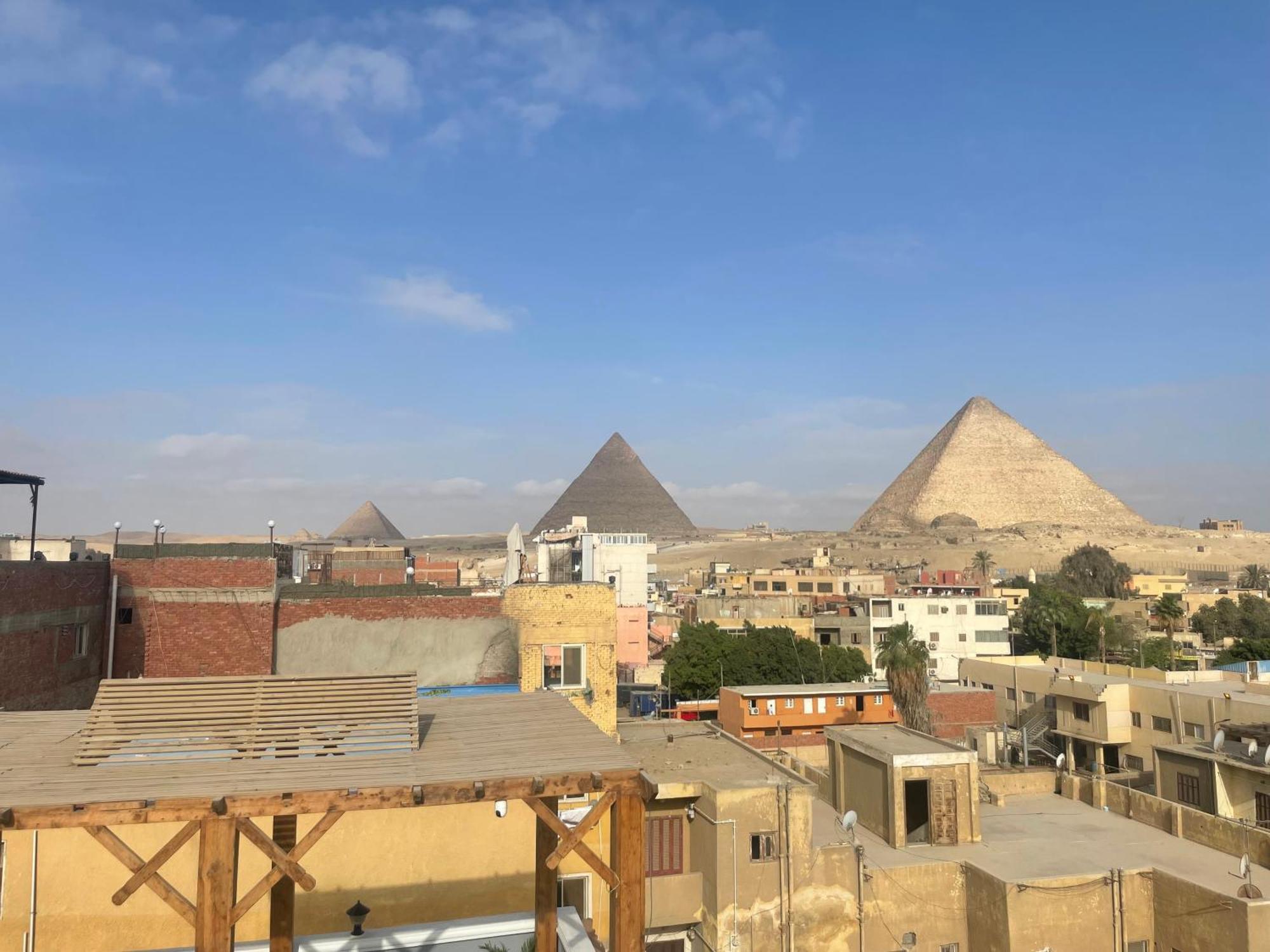 The Pyramids Gate Inn Kafrat al Jabal Exterior photo